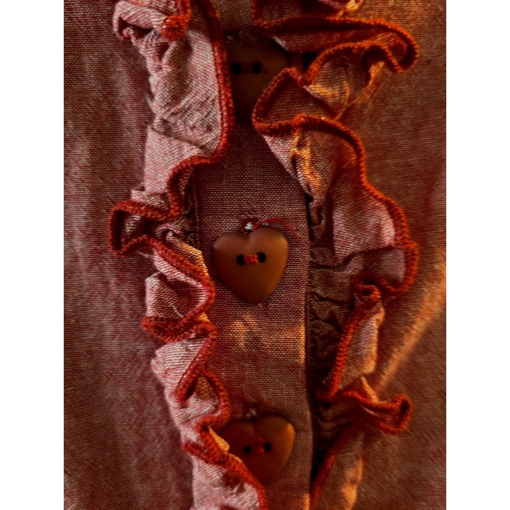 Vintage Red O Sher Midi Dress - Size S - Picture 2 of 2